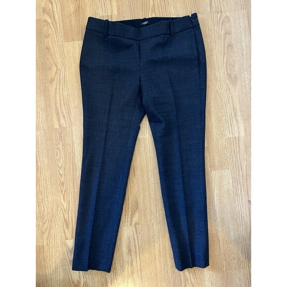 J Crew Dark Gray Wool Blend Ankle Length Minnie Pant Size 4 - Picture 1 of 8